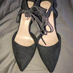 Nine West Dark Gray Heels
